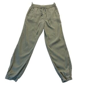 cloth & stone Olive Green Tencel‎ Jogger Pants Women's XS